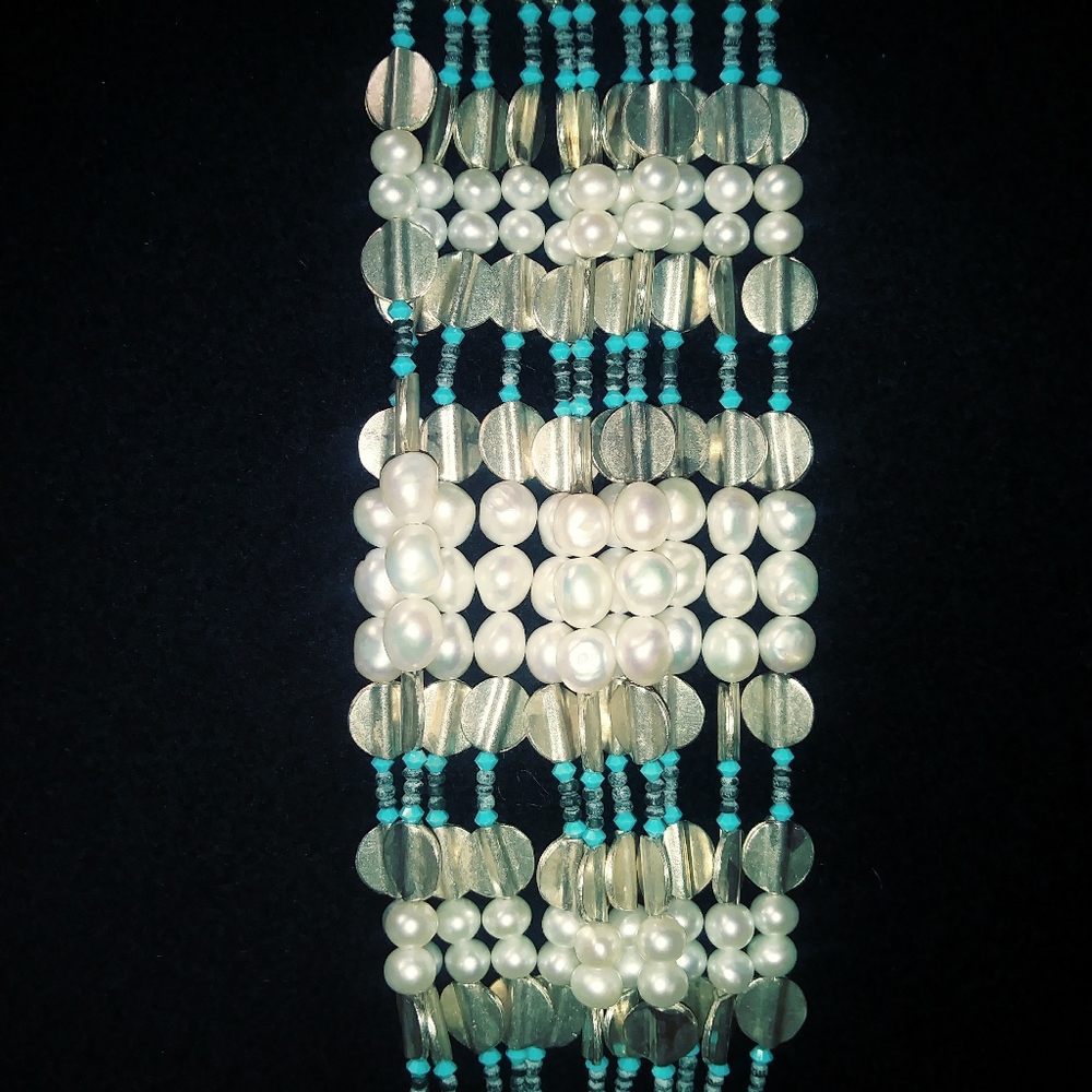 Thai Silver and Fresh Water Pearls